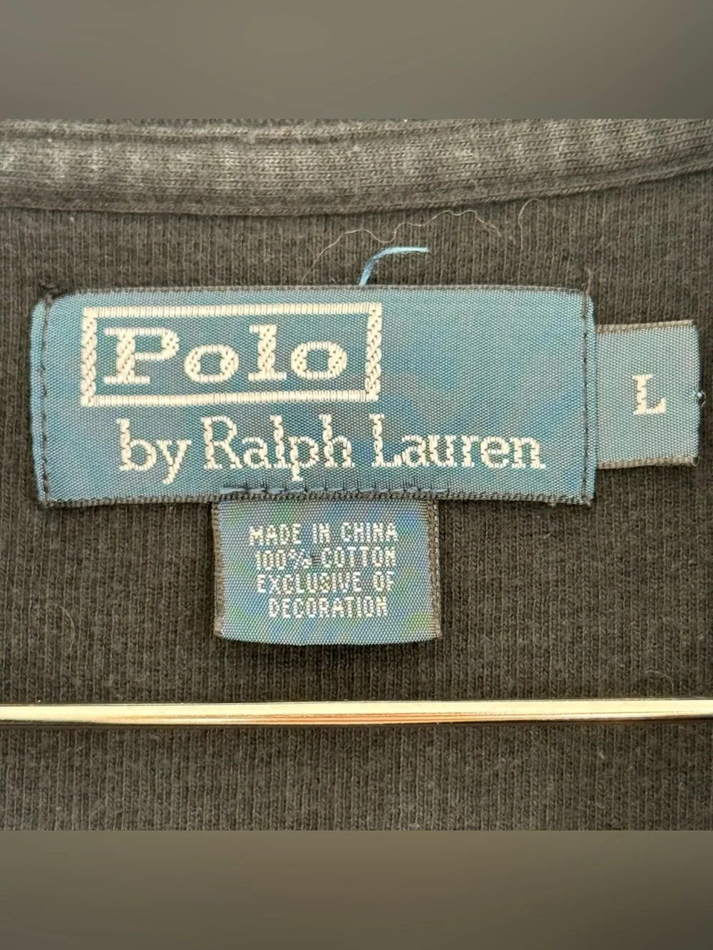 Vtg Polo Ralph Lauren Quarter Zip Sweater